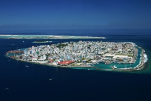 Male, the capital of Maldives 